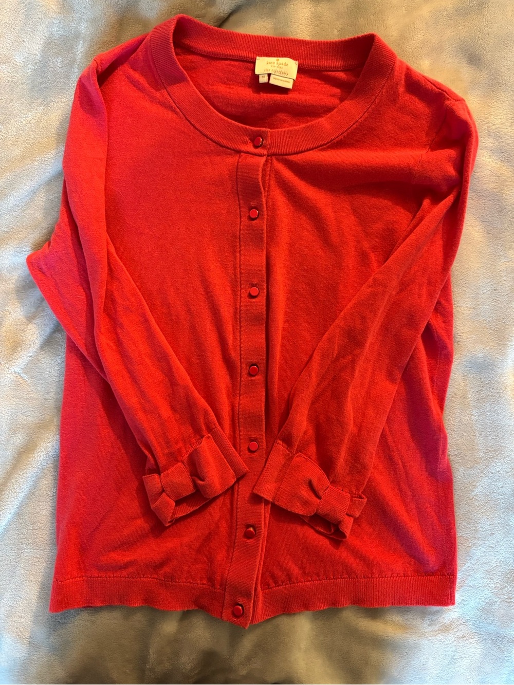 Kate Spade Cardigan with Bow Sleeves